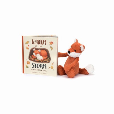 Jellycat Warm in the Storm and Bashful Vos Cub Medium | ST0574812